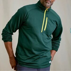 Orvis horseshoe hills fleece- quarterzip jacket